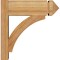 Ekena Millwork Thorton Rough Sawn Arts and Crafts Outlooker, Western Red Cedar, 6"W x 16"D x 16"H OUT06X16X16THR03RWR - alternate 3